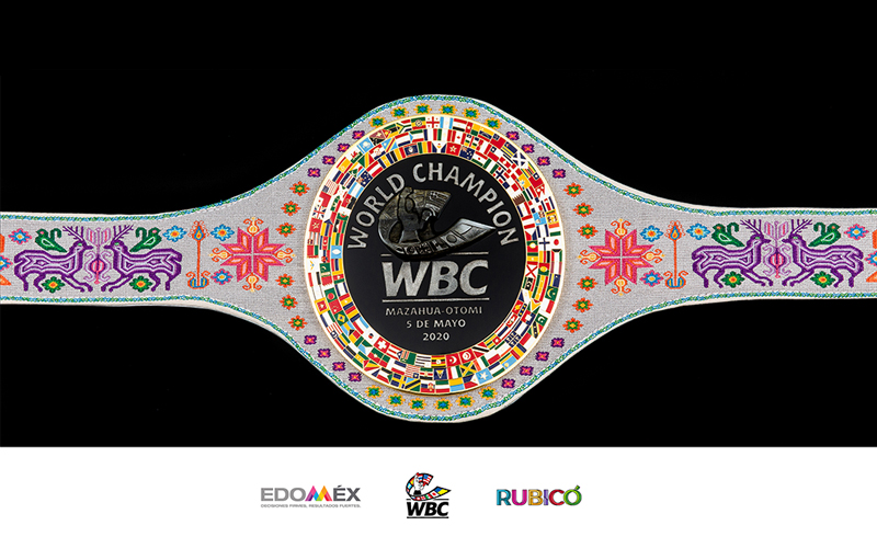 Consejo Mundial de Boxeo presenta cinturón 2020 elaborado por artesanos mexiquenses #regionmx