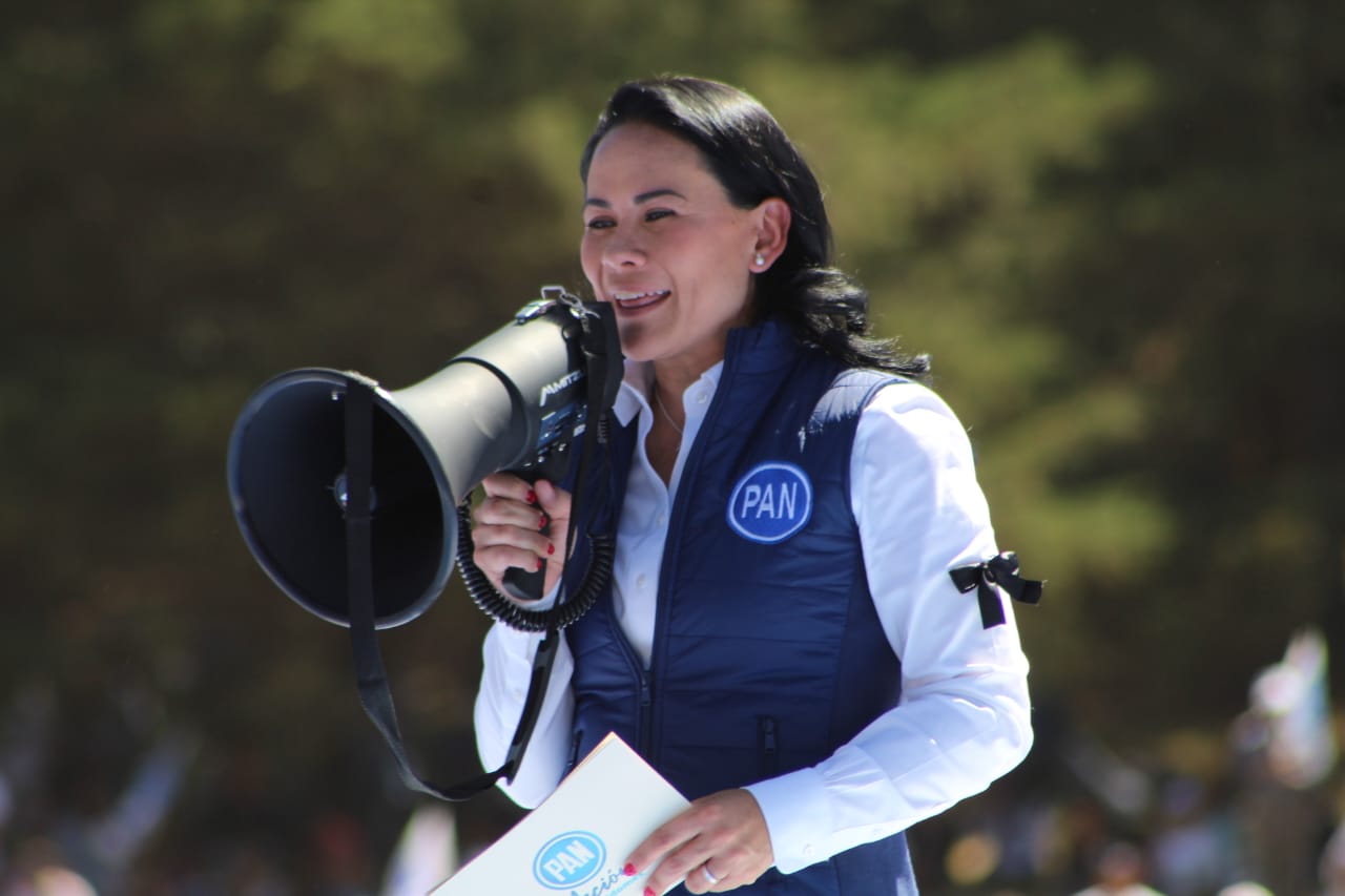 Alejandra del Moral rindió protesta como abanderada del PAN para contender por el EdoMéx #regionmx