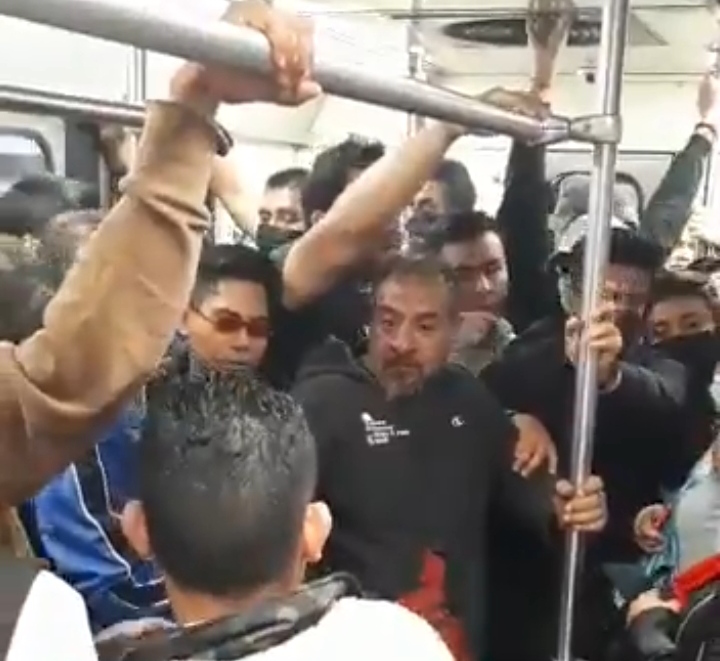 Acosador del Metro suelta navajazos al ser confrontado #regionmx 