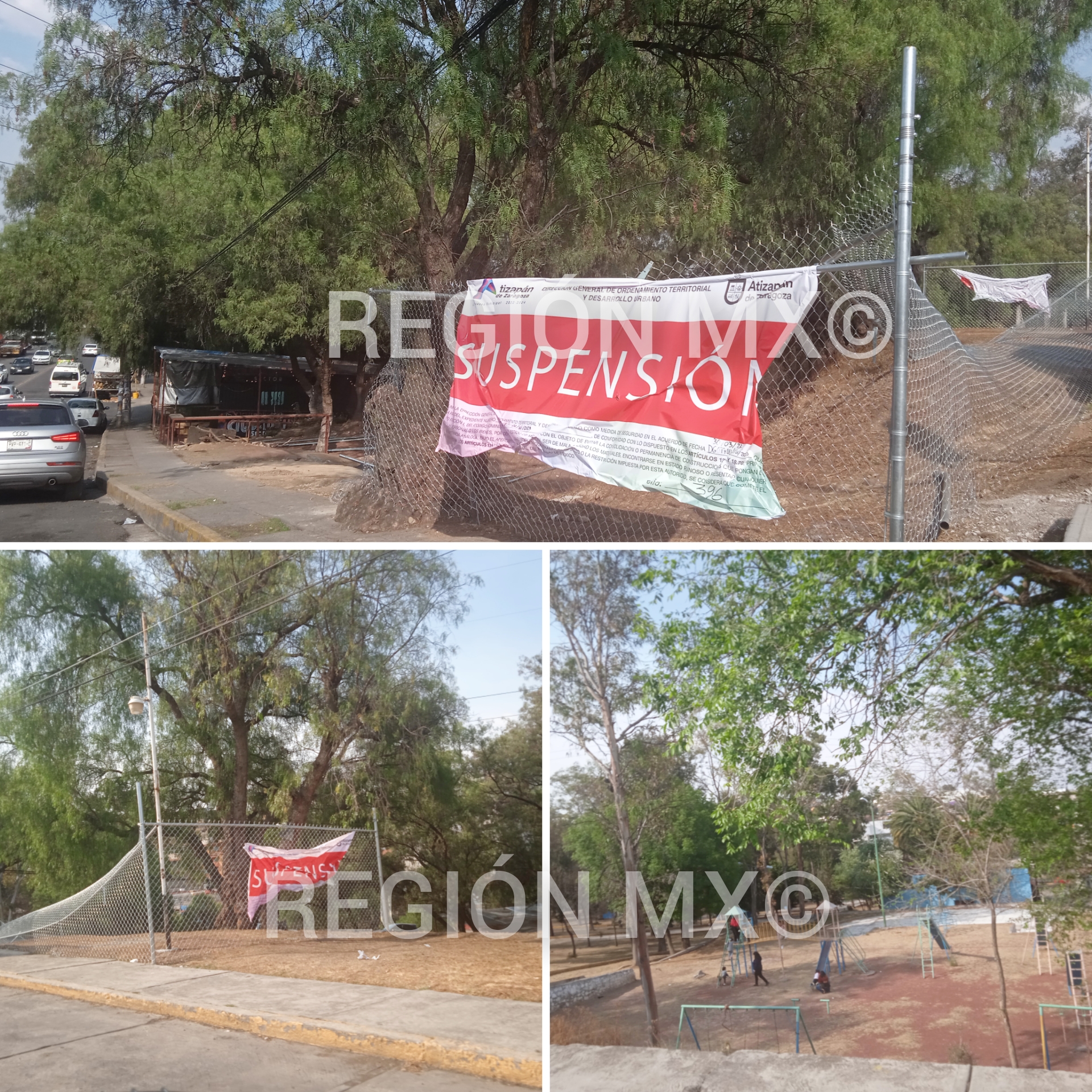 Vecinos de México Nuevo en alerta por enmallado de su parque #regionmx