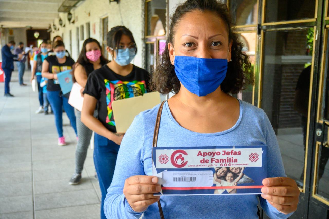 Madres solteras de Coacalco reciben apoyo económico durante pandemia #regionmx