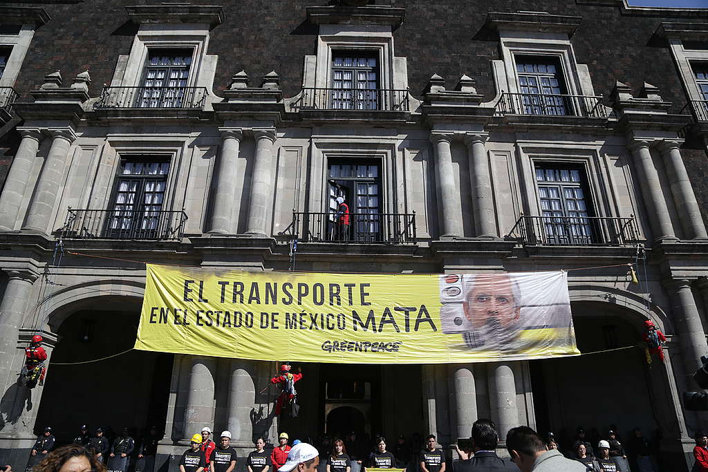Exijamos transporte seguro, eficiente y no contaminante en el Estado de México: Greenpeace #regionmx