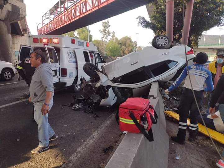 Aparatoso accidente en la México-Querétaro #regionmx 