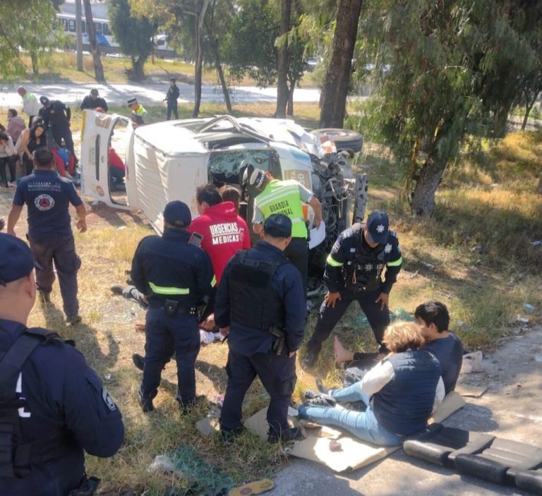 Un muerto y varios heridos por accidente en la México-Pachuca #regionmx 