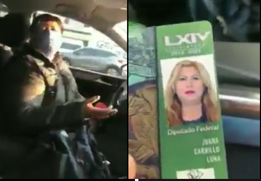 Diputada amenaza a policía por detenerla; le apodan #LadyCharolas