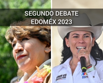 Segundo Debate EdoMéx entre Delfina Gómez y Ale del Moral