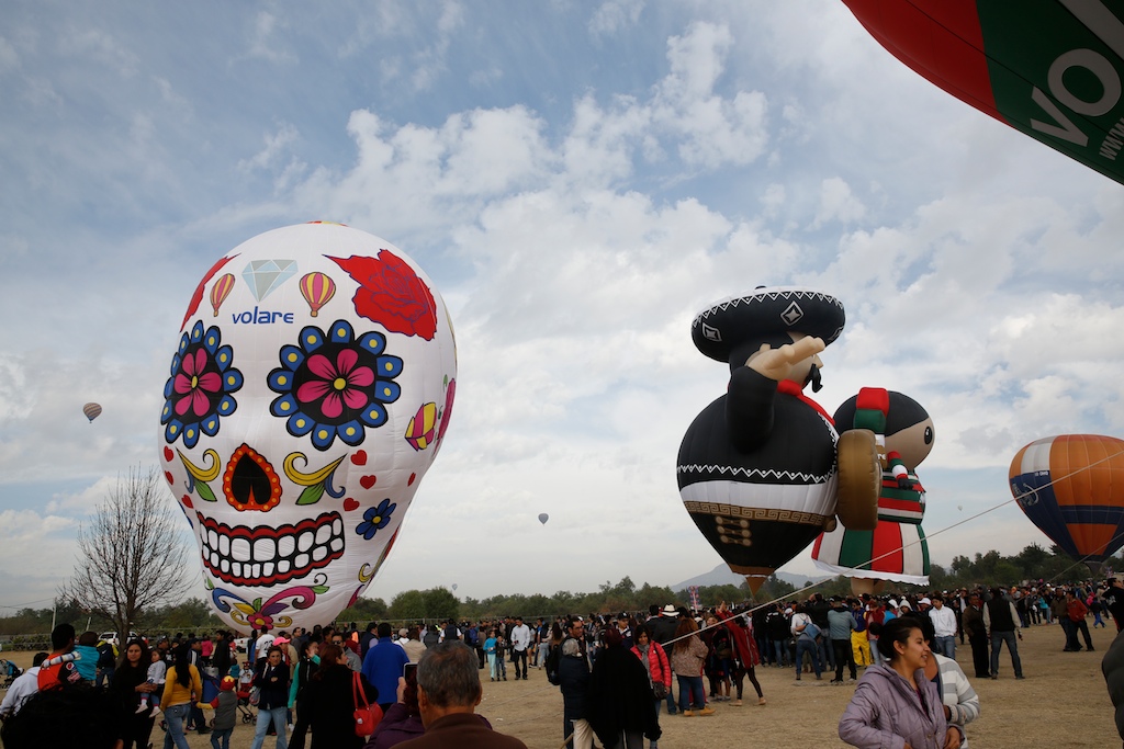 Globos Aerostáticos invaden Teotihuacán #regionmx