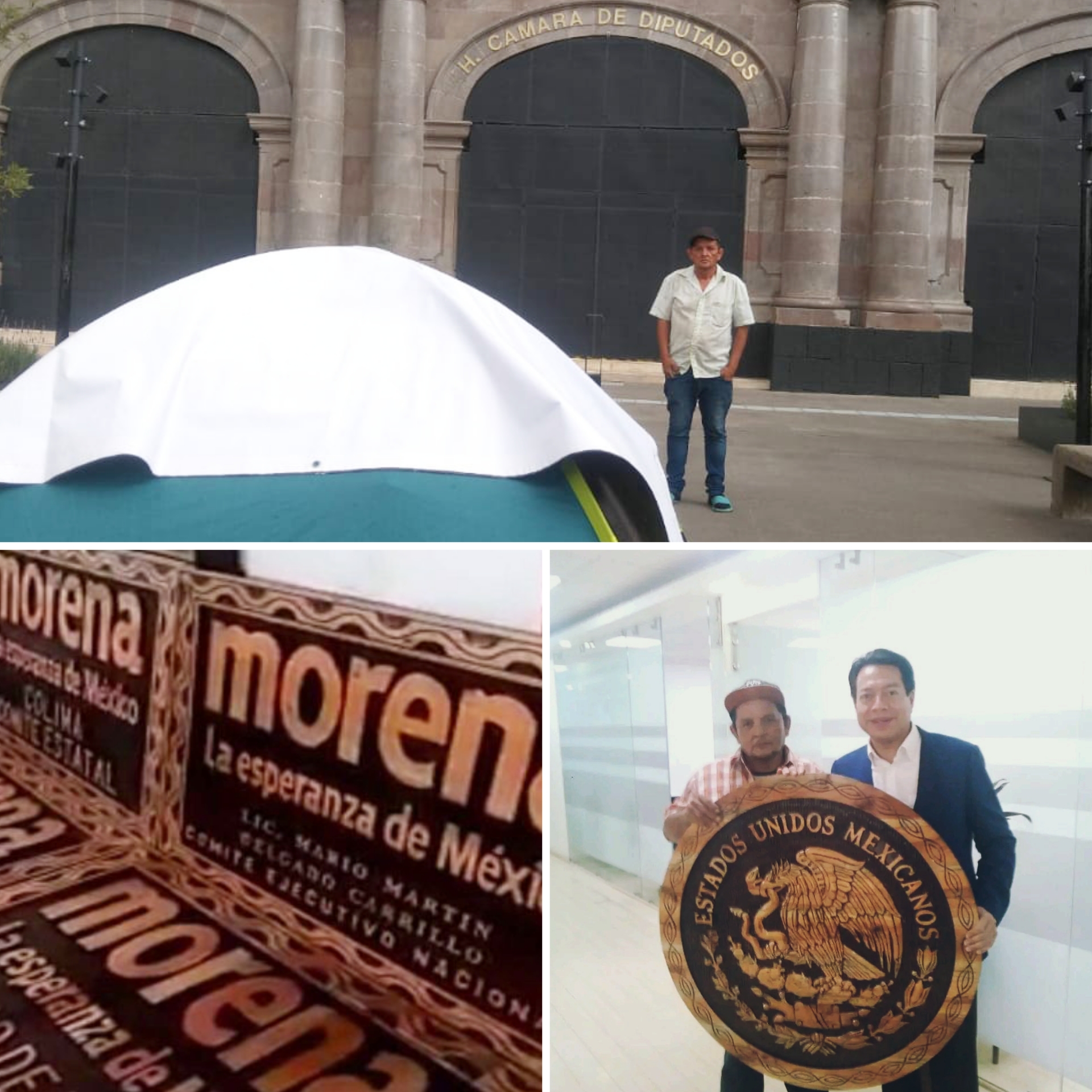 Artesano protesta afuera del Congreso exigiendo pago a Mario Delgado #regionmx 