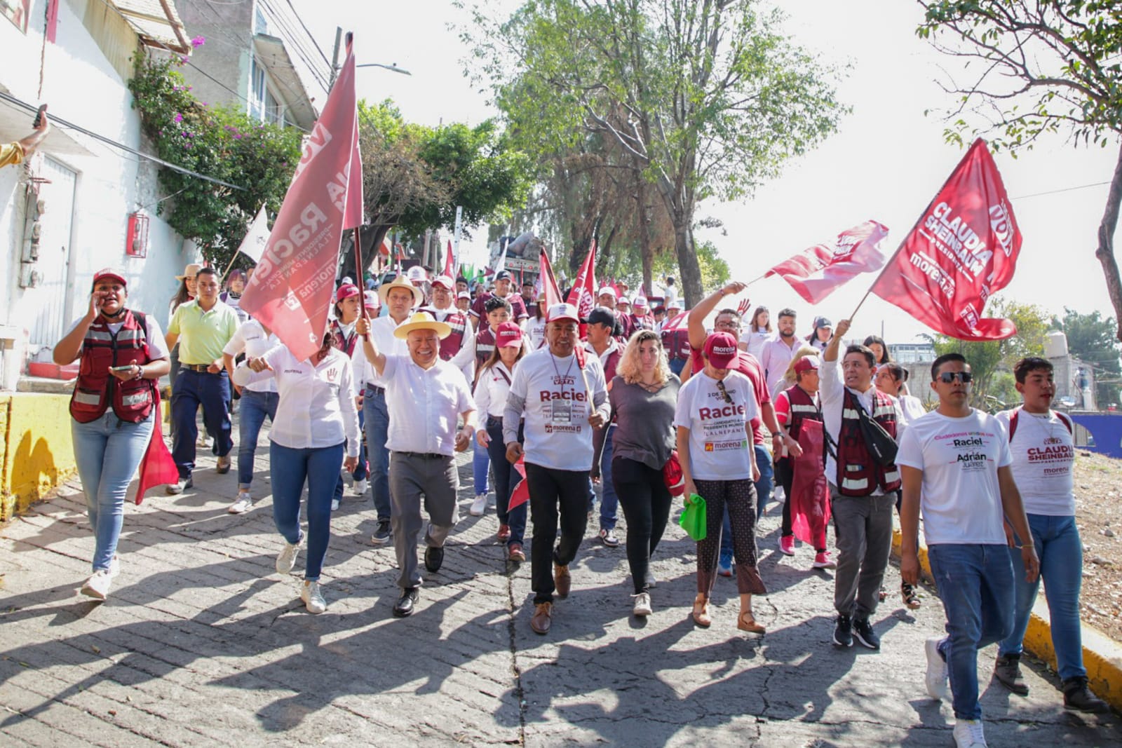 Megabrigada de Raciel Pérez llega a Lomas de San Andrés Atenco #regionmx