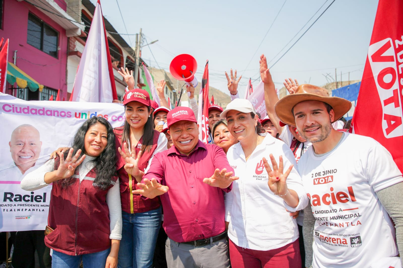 Raciel Pérez encabeza Megabrigada de la Esperanza en zonas oriente y poniente #regionmx