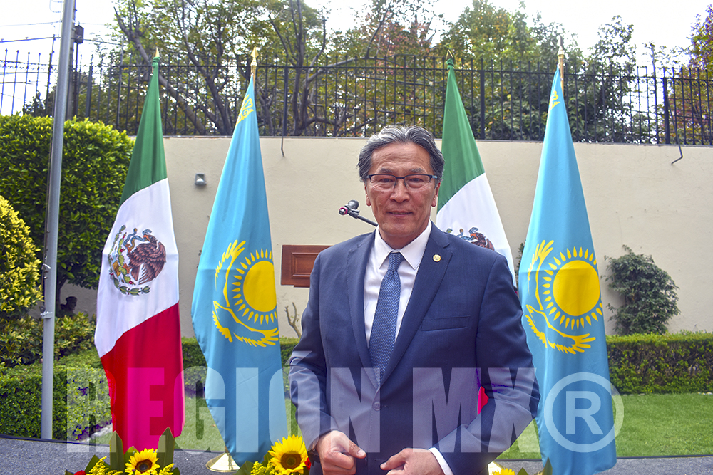 Recepción en la Embajada de Kazajstán con motivo de la independencia que lograron un 16 de diciembre de 1991 #regionmx