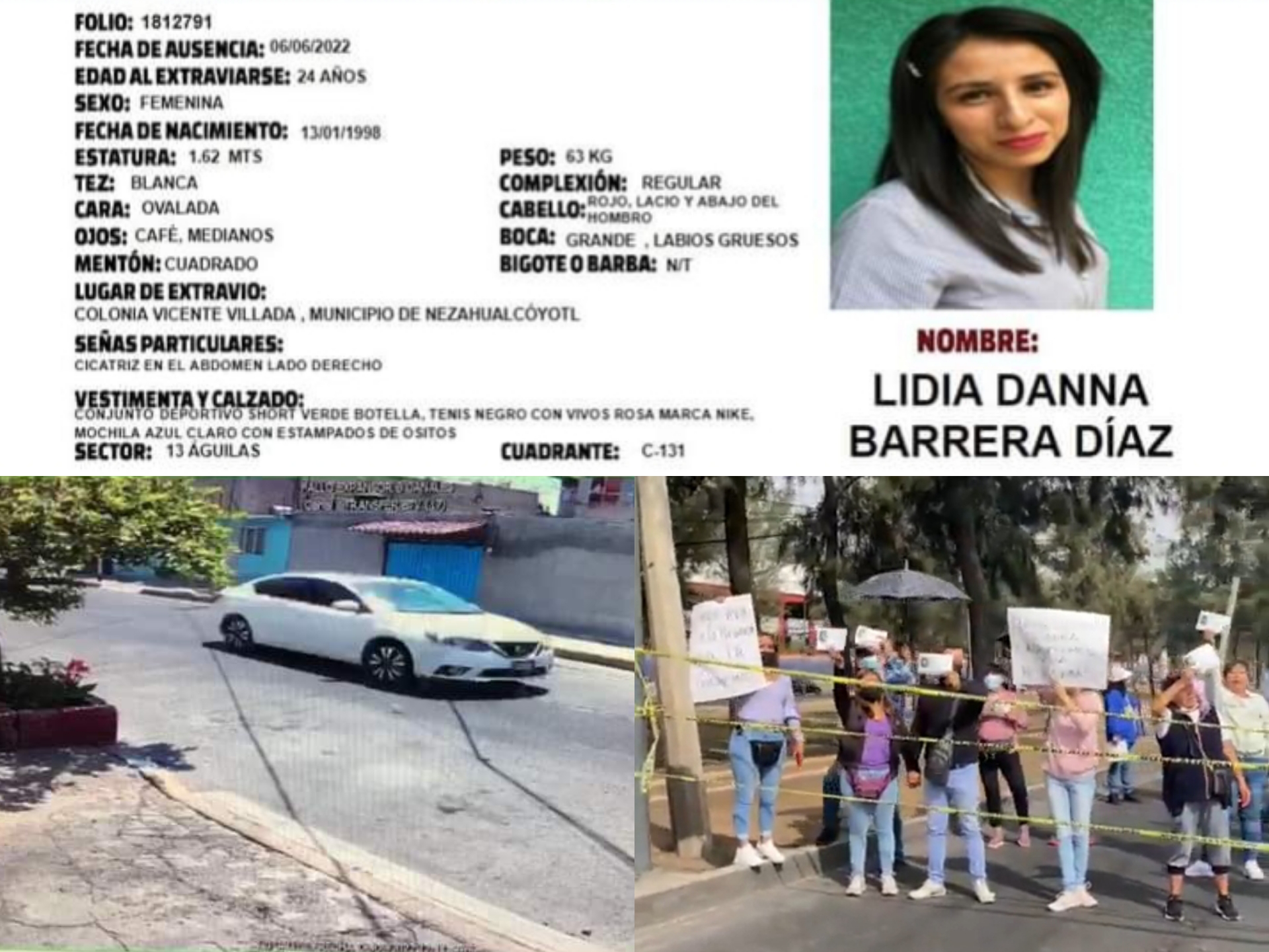 Bloquean calzada Zaragoza para exigir que CDMX entregue videos sobre desaparición de joven #regionmx 