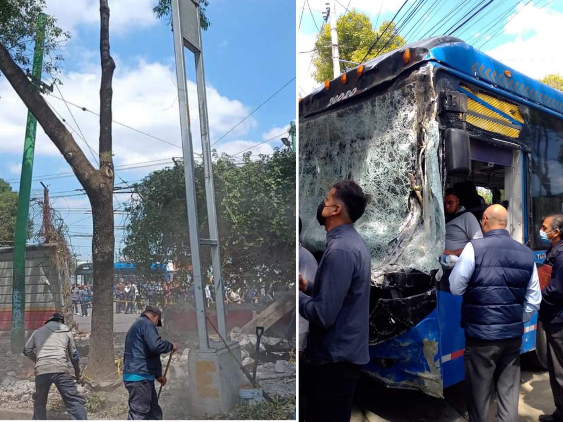 Aspirante a chófer de Trolebús choca durante prueba de manejo #regionmx