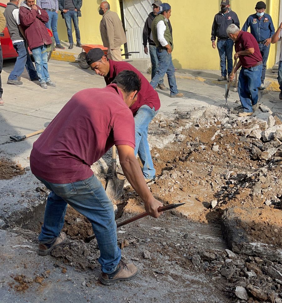 SAPASA realiza trabajos de interconexión en El Chaparral #regionmx 