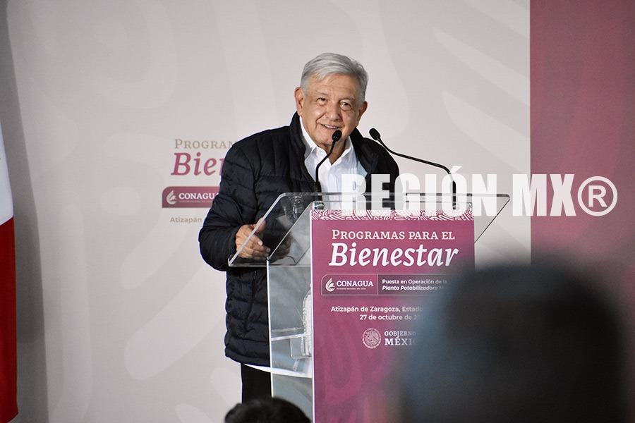 AMLO pone en marcha la planta potabilizadora Madín II para la CDMX y el EdoMéx #regionmx