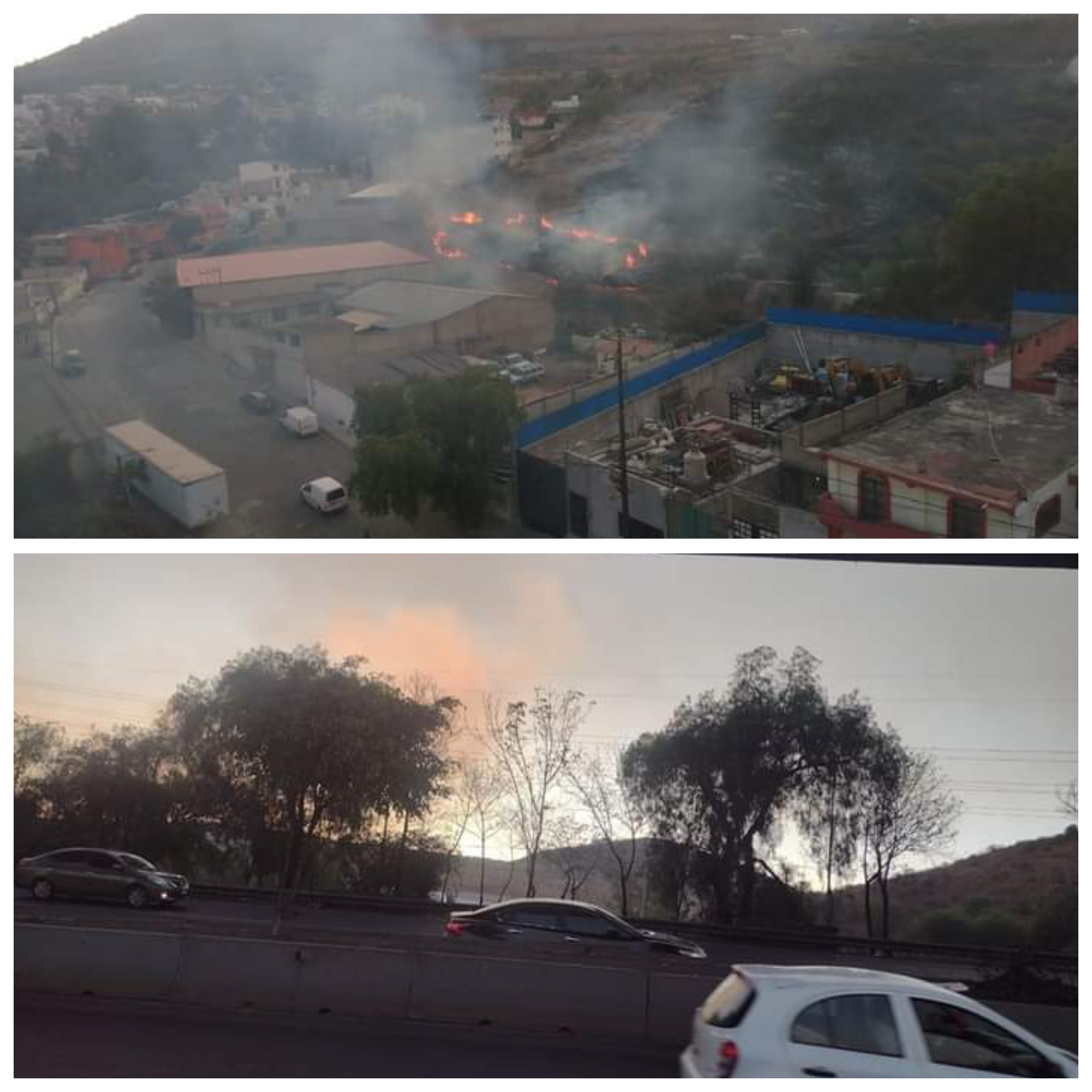 Arde el cerro de la Biznaga #regionmx 