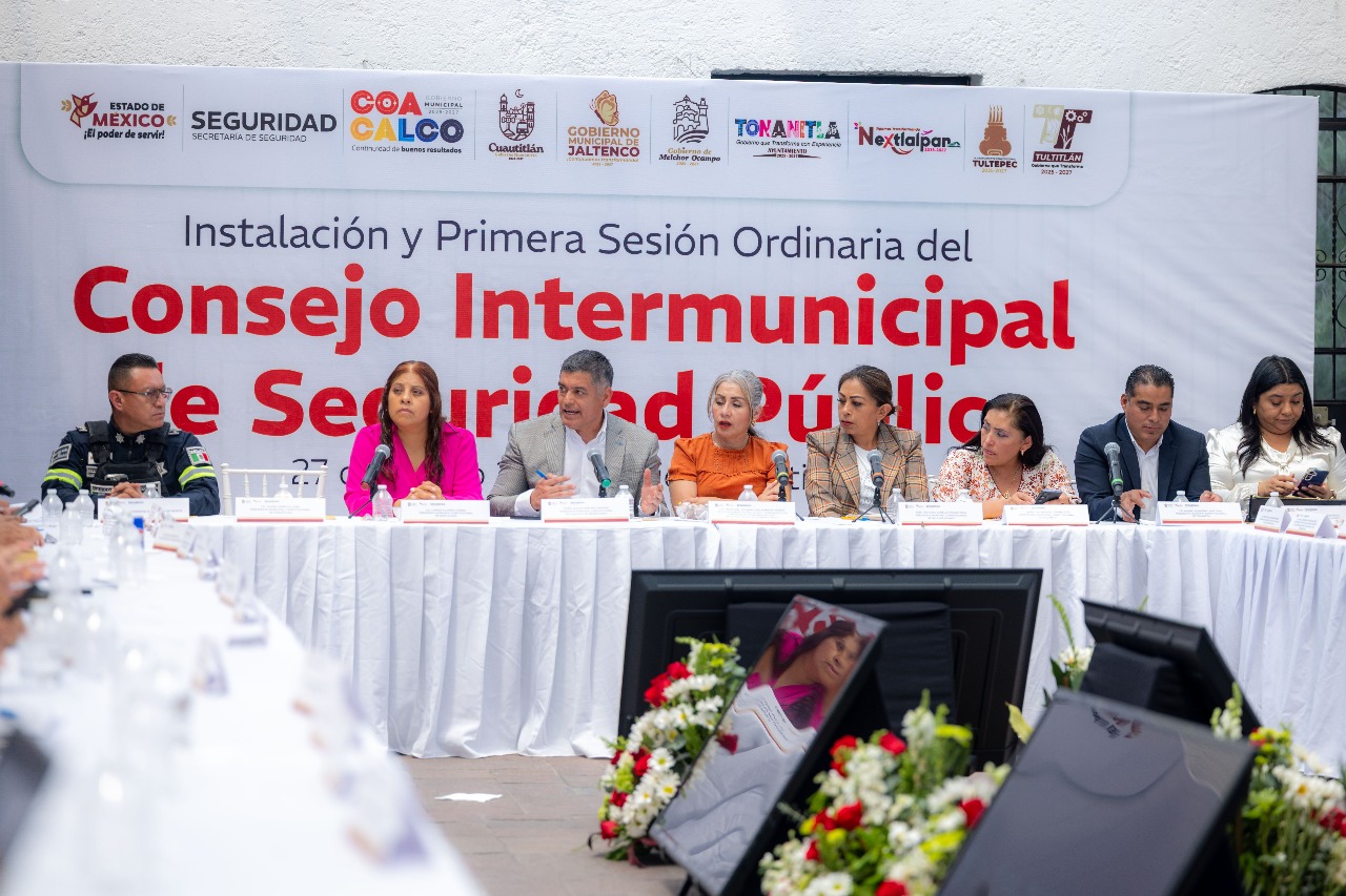 Coacalco instala el Consejo Intermunicipal de Seguridad de la Región 8 #regionmx