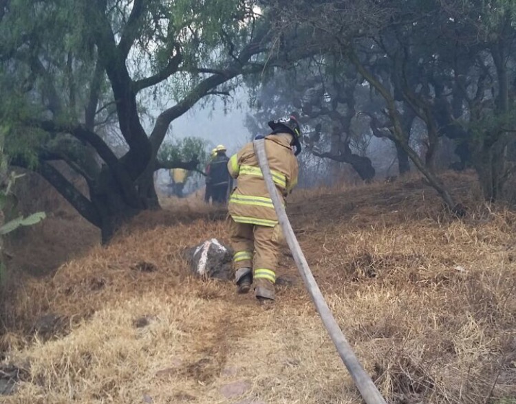 Se incendia cerro de Santa María de la Sierra de Guadalupe #regionmx