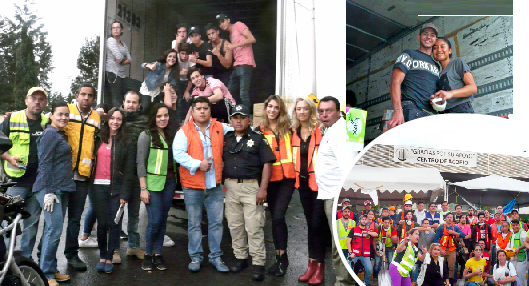 Mexiquenses se vuelcan para ayudar a los afectados por el 19s #regionmx