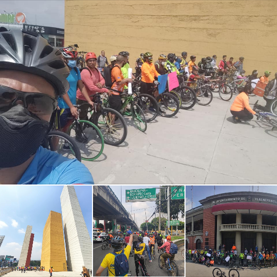 Ciclistas protestan con rodada en el Valle de México #regionmx
