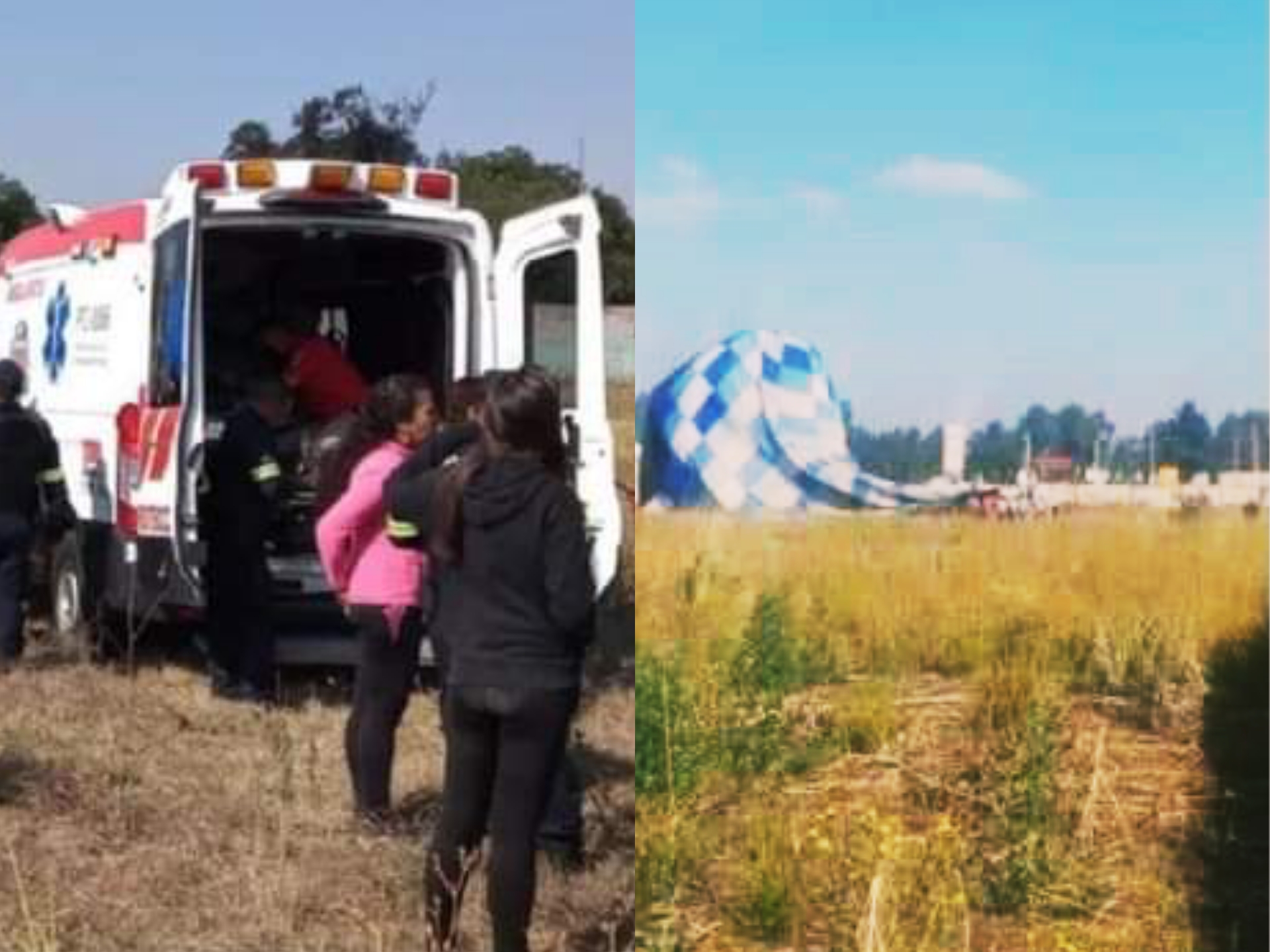 Seis heridos por desplome de globo aerostático de Teotihuacan #regionmx 