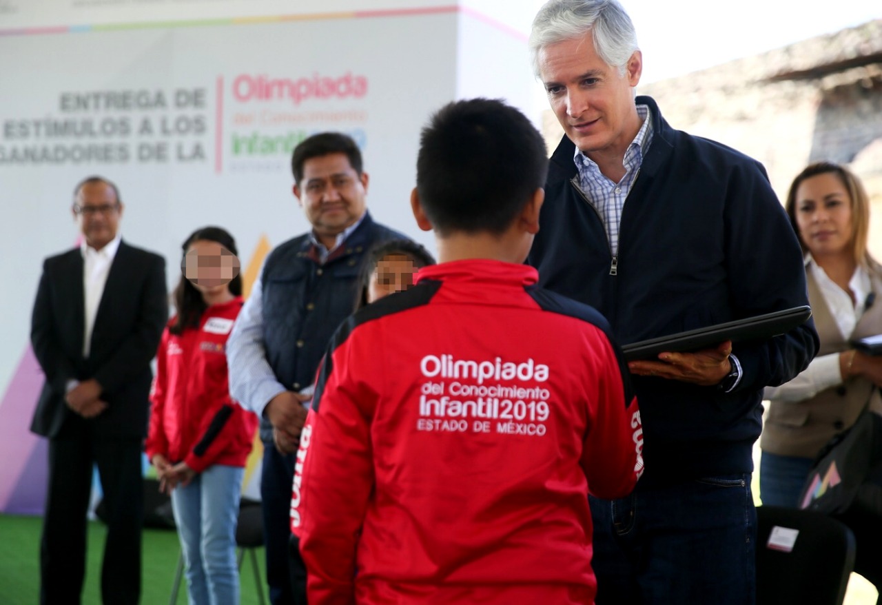Ganadores de la Olimpiada del Conocimiento recibirán apoyo económico hasta que concluyan la Universidad: Alfredo del Mazo #regionmx