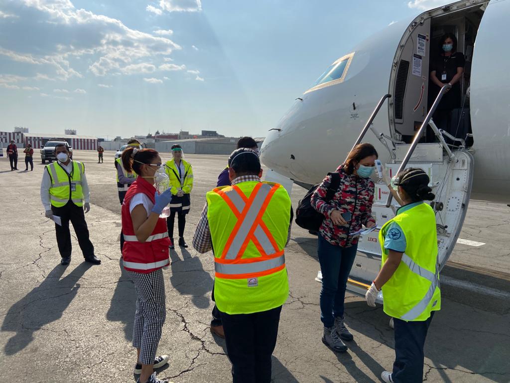 Implementan protocolo de seguridad sanitaria COVID-19 en el Aeropuerto Internacional de Toluca #regionmx