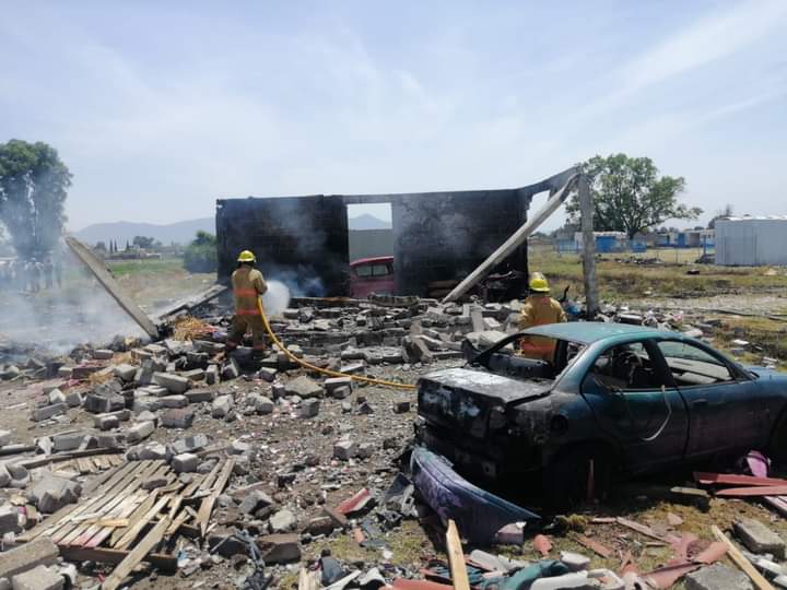 Estalla polvorín en Tultepec; hay heridos #regionmx 