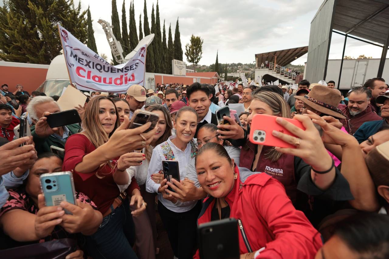 Claudia Sheinbaum encabeza asamblea morenista en Atlacomulco #regionmx 