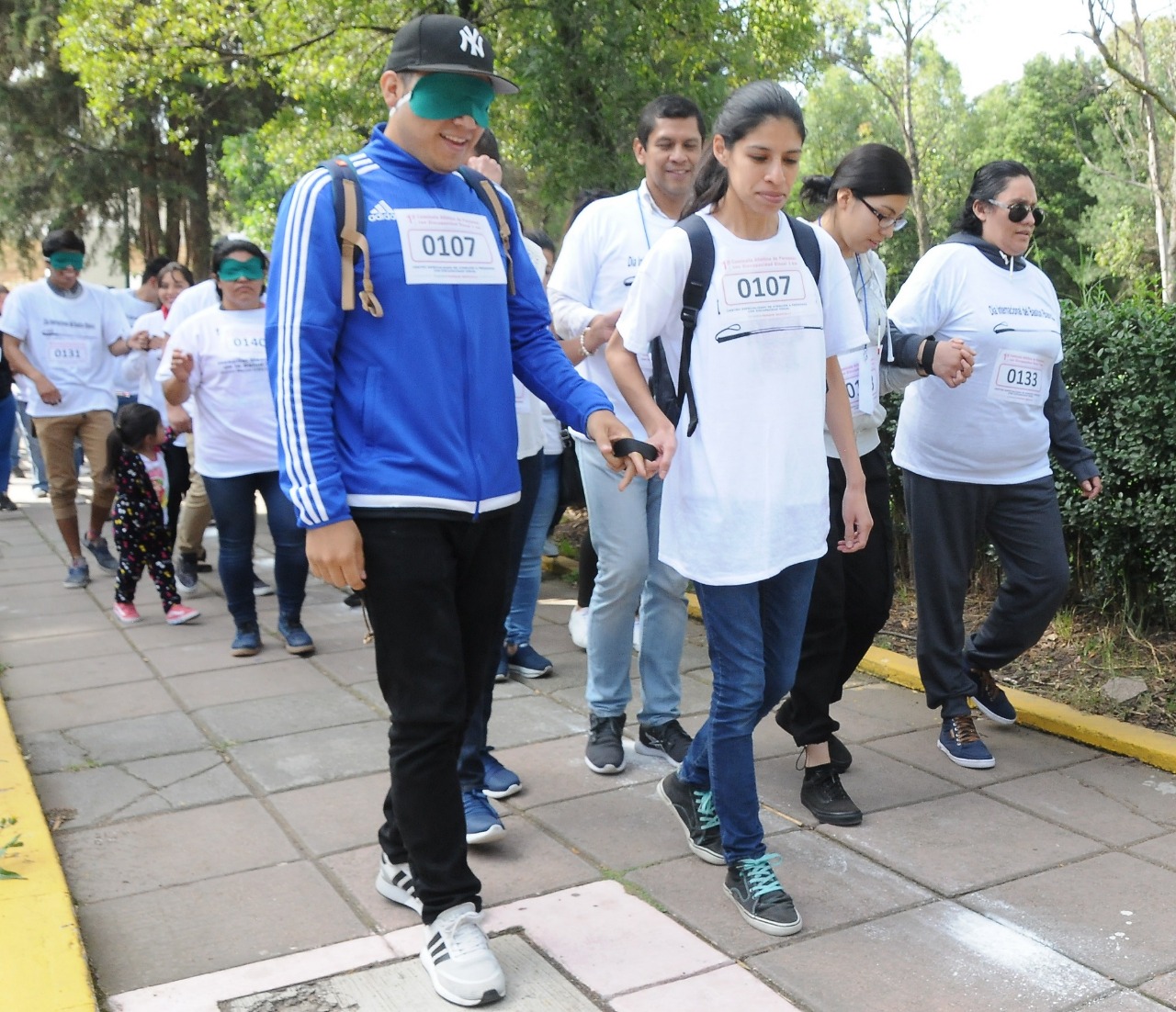 Conmemoran Día Internacional del Bastón Blanco con caminata en el Naucalli #regionmx