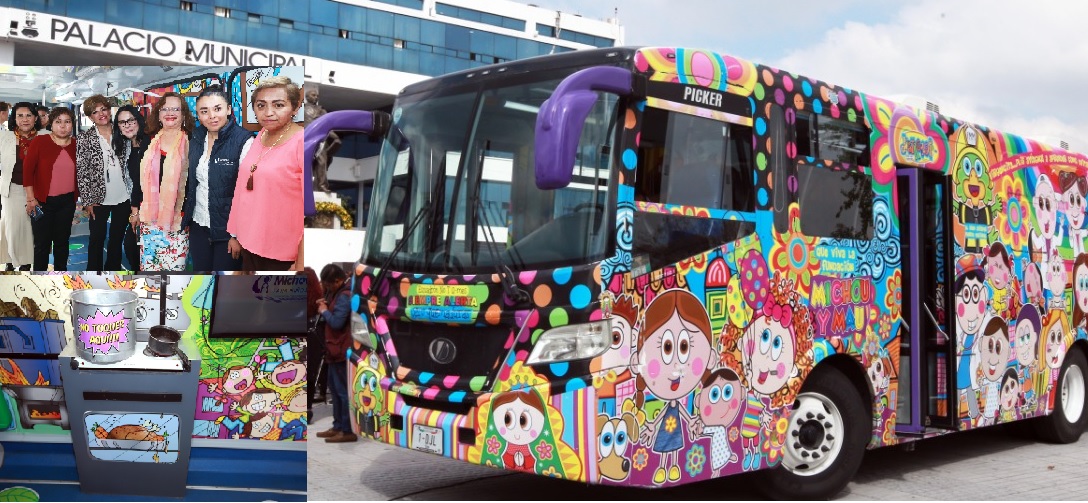 Arranca Camión-Museo Itinerante de Prevención de Quemaduras DIF-Michou y Mau #regionmx