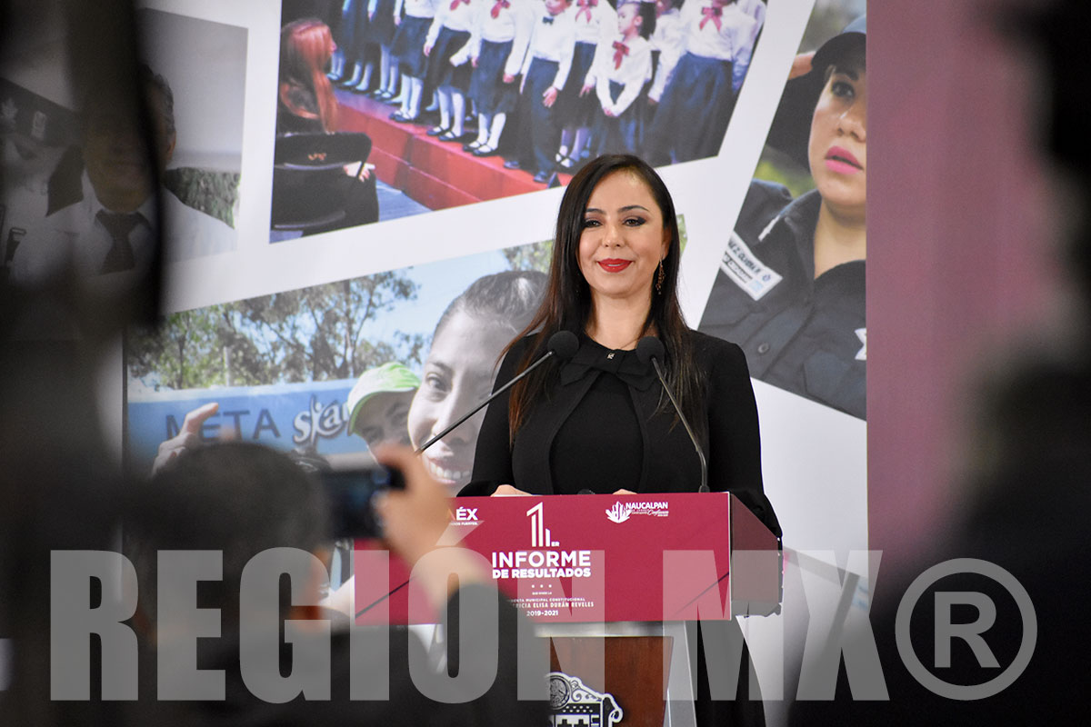 Rinde Paty Durán Primer Informe de Resultados de la administración 2019-2021 #regionmx