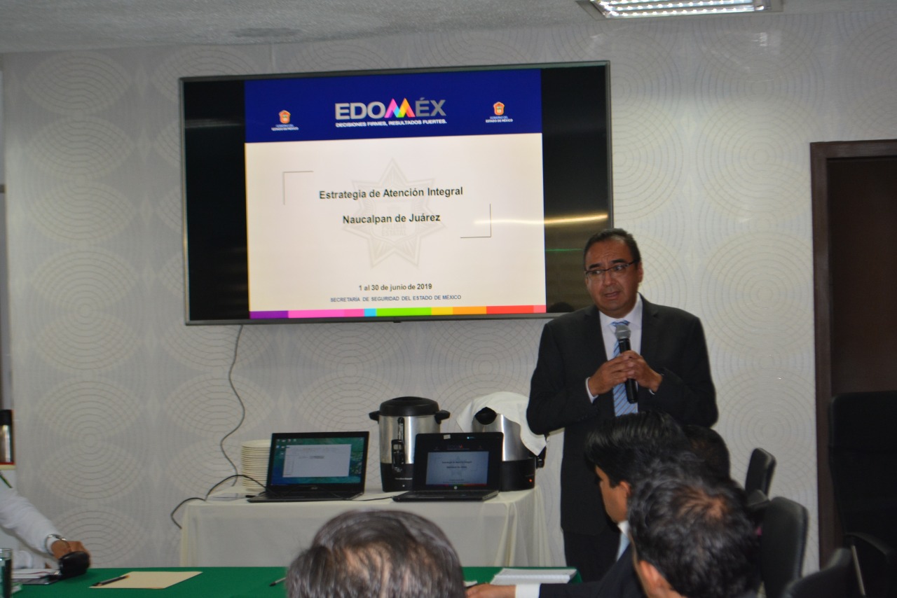 Corporaciones policíacas se reúnen en Colonos Satélite para definir estrategia de seguridad #regionmx 