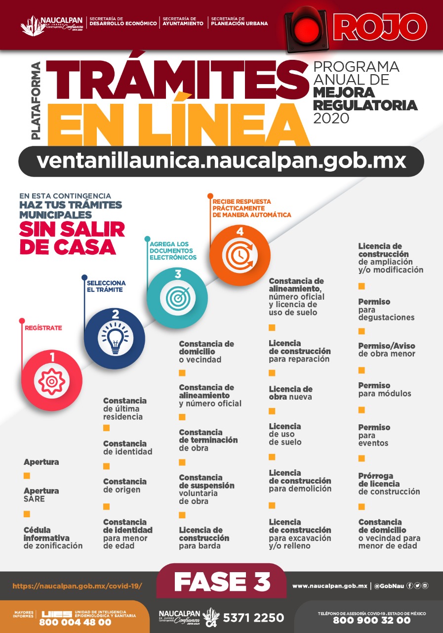 Naucalpan pone en marcha ventanilla única digital para que ciudadanía pueda hacer trámites en línea #regionmx