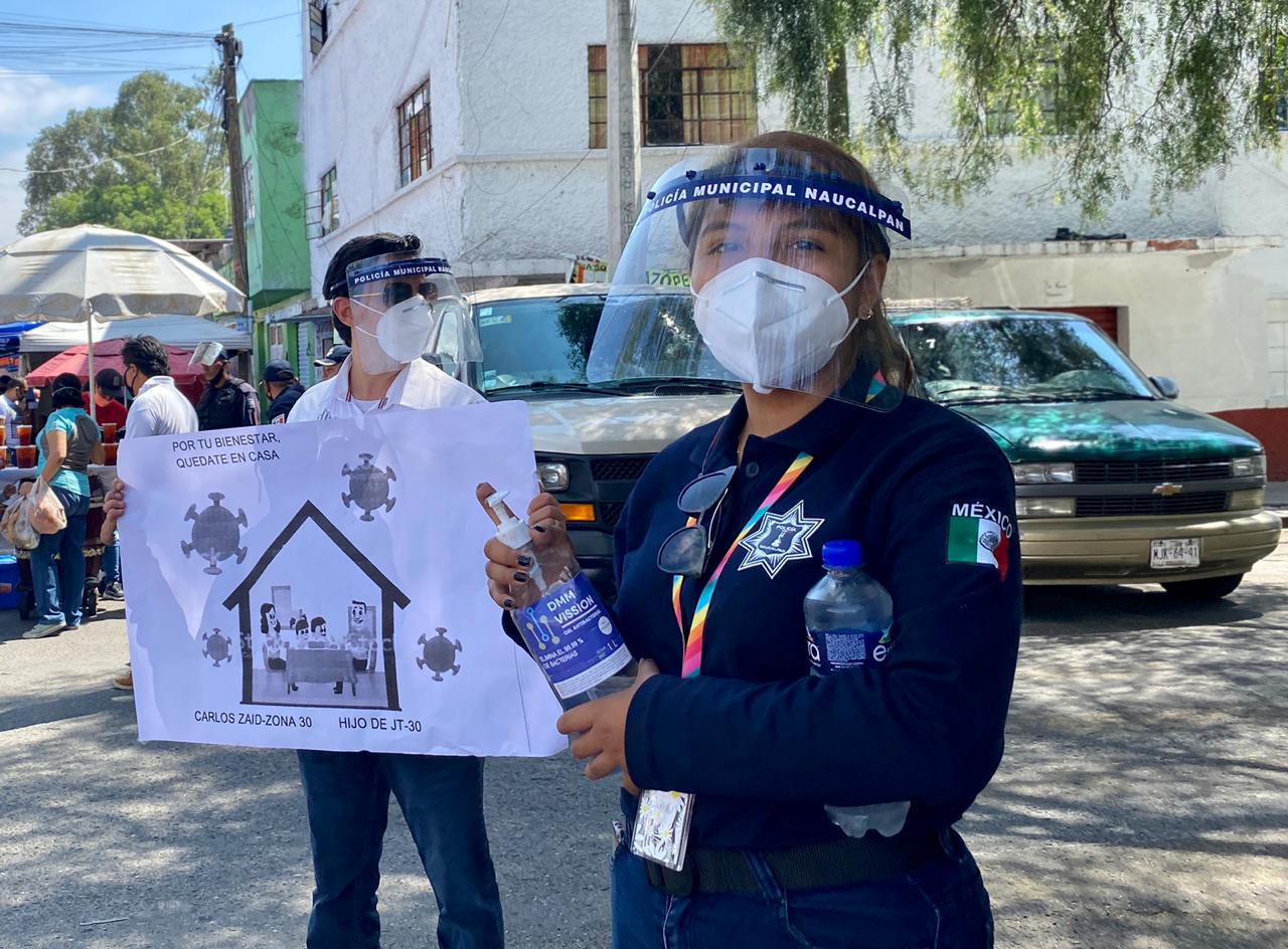 Invita Policía de Naucalpan a extremar medidas preventivas en Ahuizotla #regionmx