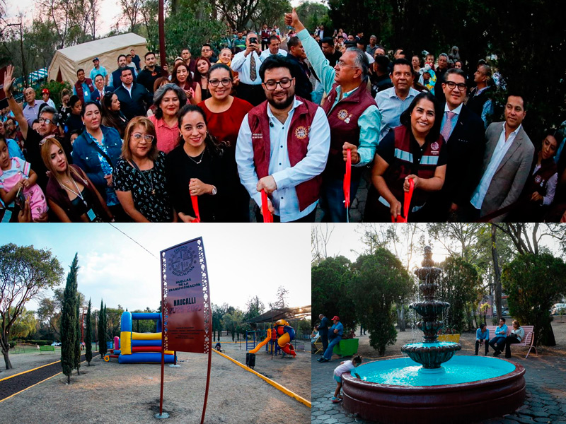 Isaac Montoya entrega primera etapa de rehabilitación del parque Naucalli #regionmx