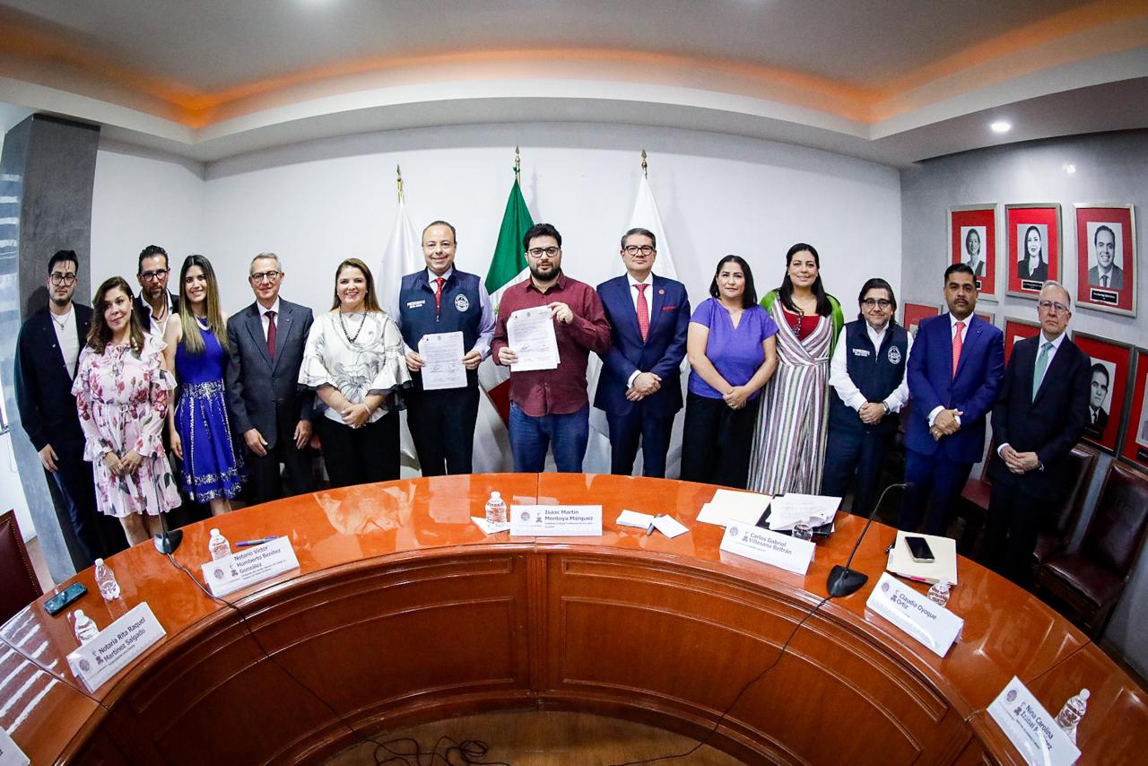 Naucalpan firma un convenio de colaboración con el Colegio de Notarios del Estado de México #regionmx