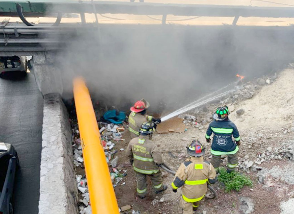 Se incendió predio con basura en Tlalnepantla #regionmx