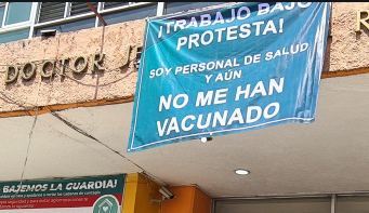 Personal médico del IMSS Tlalnepantla exige se les suministre la vacuna contra el COVID-19 #regionmx
