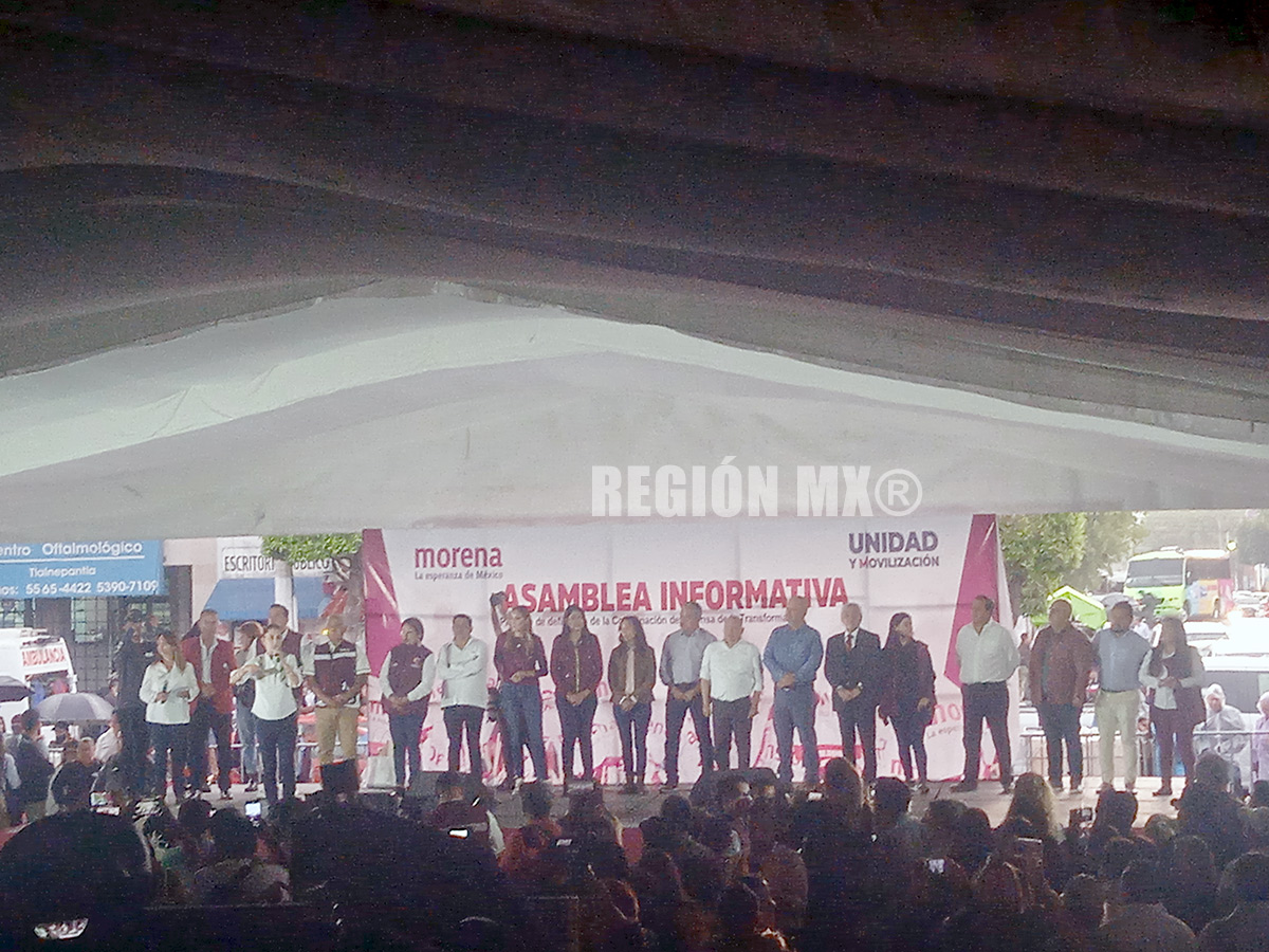 Claudia Sheinbaum se reúne con morenistas de la región de Tlalnepantla #regionmx