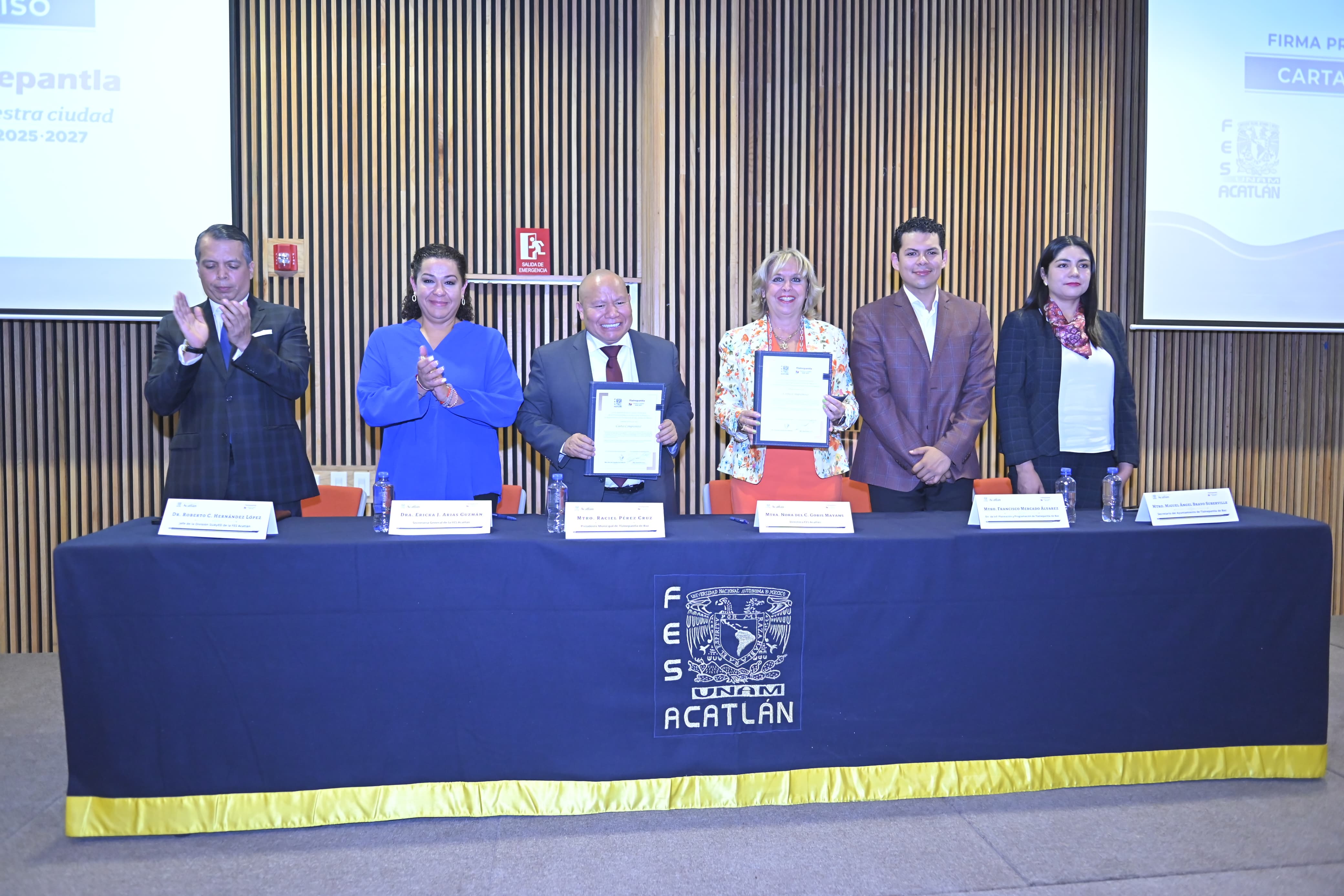 Gobierno de Tlalnepantla y FES Acatlán firman convenio para profesionalizar a servidores públicos