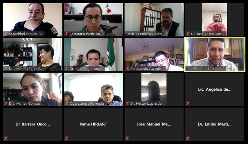 Juan Rodolfo se reúne a través de videoconferencia con directores de hospitales de Toluca #regionmx