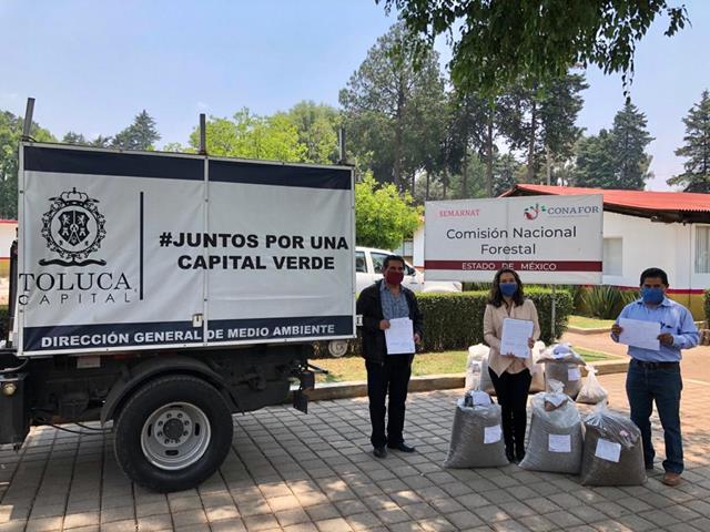 Toluca y CONAFOR firman convenio para que el municipio produzca sus propios árboles para reforestación #regionmx