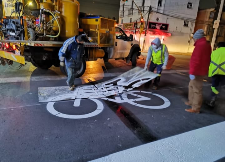 Pintan "cajas bicis" en Toluca #regionmx