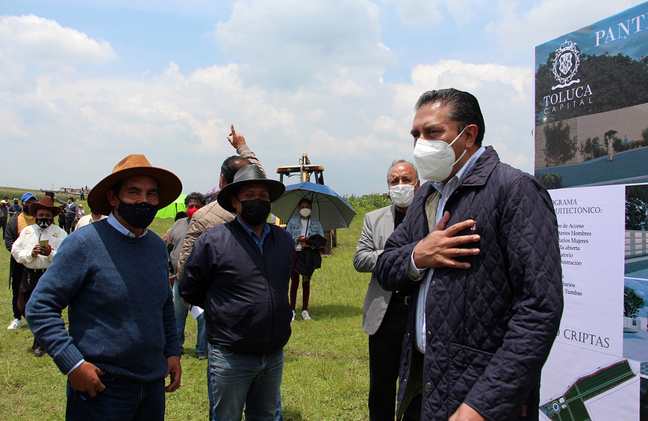 Inicia construcción de nuevo panteón Tres Cruces en San Pablo Autopan #regionmx