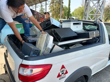 Gobierno izcallense acopia más de 2 toneladas de residuos electrónicos #regionmx 